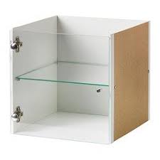 Expedit Insert With Glass Door Ikea Because I Am A Visual Person I Want To Be Able To See All My Su Glass Shelves In Bathroom Kallax Ikea Glass Shelves Decor