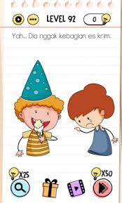 Sehingga anda pun tetap dapat mengasah otak sambil bermain game. Kunci Jawaban Brain Test Level 91 100 Lengkap Dengan Gambar