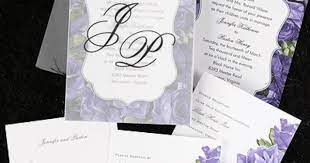 Orchid Elegance From Carlson Craft A Translucent Overlay With A Printed Mon Floral Wedding Invitations Monogram Wedding Invitations Wedding Invitation Paper