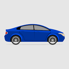 Make the canopy a trapezoid (that is, a rectangle with angled sides and a top line that's shorter than the bottom line). Vector For Free Use Blue Car Sedan