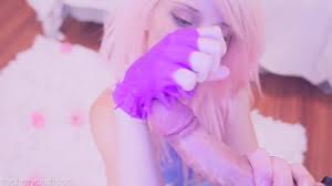 Cherry rush glove handjob