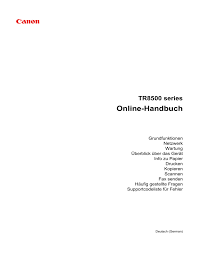 Download komplettes treiber windows 10/8.1/8/7 32 bit. Canon Pixma Tr8550 User Manual Manualzz