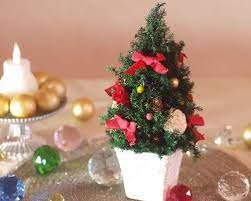 creema限定作品 ハッピークリスマスツリー クリスマス デコレーション 卓上クリスマスツリー クリスマスツリー