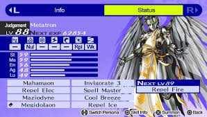 Didn't want to fish, but a good growth 3 skill card will be nice to have. Metatron Shin Megami Tensei Persona 4 Golden Wiki Guide Ign