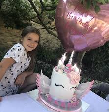 Harper Beckham Just Turned Seven Today And Her Unicorn Cake Is So Cute Harper Beckham Birthday Beckham
