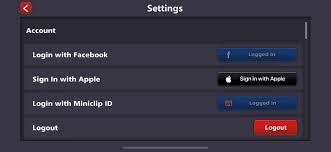 Opening the main menu of the game, you can see that the application is easy to perceive, and complements the possibility of entering not only through facebook and an internal account but also through google+. New Connecting Multiple Login Types To Your Game Account Miniclip Player Experience
