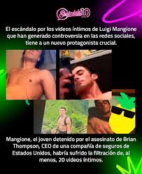 The news of Luigi Mangiones intimate videos leak has taken an unexpected  turn after it was revealed that gay adult film actor and model Diego Sans  allegedly appears in one of them.