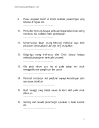10) pilih ayat yang mempunyai maksud yang sama atau maksud yang paling hampir dengan ayat di atas. Soalan Latihan Tatabahasa Bahasa Melayu Tingkatan 1 Resepi Ayam G