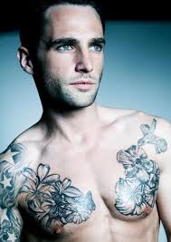 Chest Flowers Tattoos For Men Jpg 500 707 Tatuering