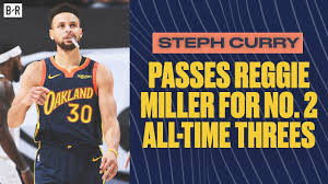Steph cook (born 1972), scottish retired pentathlete and 2000 olympic champion. Steph Curry Passes Reggie Miller To Become No 2 On The All Time 3pt List Youtube