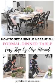 The saucer rests in a wicker tray, and a small wooden spoon is wrapped in the dark brown napkin. How To Set A Formal Table With Simple Table Setting In 5 Easy Steps Joyful Derivatives