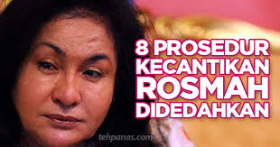Jadi, macam mana lah agaknya gaya hidup rosmah versi remaja pada zaman sekarang ya? ok jom layan: Kecantikan Rosmah Didedahkan Oleh Doktor Kosmetik Tehpanas