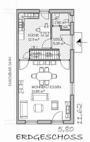 Hausprojekte (hauspläne) mit integrierter oder. Doppelhaus Typ C Reihenhaus Grundriss Schmales Haus Grundrisse Grundriss