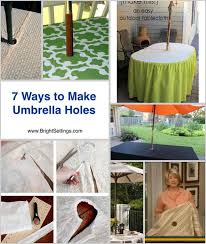 Dii anchors print round indoor/outdoor umbrella tablecloth with zipper in navy blue/white. 8 How To Make Umbrella Holes In Tablecloths Ideas Umbrella Outdoor Tablecloth Table Cloth