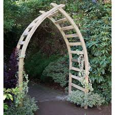 The westcote large wooden garden arch will create a beautiful walkway in the garden and a stunning focal point in your outdoor space. Forest Whitby Wooden Garden Arch 7 X5 Garden Sheds Direct