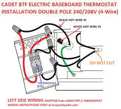 A wiring diagram is a simplified traditional pictorial depiction of an electric circuit. Line Voltage Thermostats For Heating Cooling