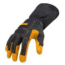 Dewalt 3x Large Premium Mig Tig Welding Gloves 1 Pair Dxmf020513xl The Home Depot Welding Gloves Tig Welding Gloves Tig Welding