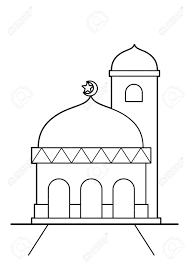 Unduh 2.000 gambar masjid kartun & masjid nabawi gratis. Masjid Cartoon Black And White Nusagates