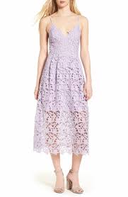Lace Midi Dress Main Color Lilac Lace Midi Dress Lilac Dress Lace Midi