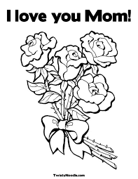 Click to download and print today! I Love You Mommy Coloring Pages Coloring Home