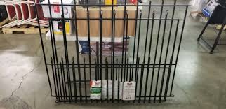 However our no dig grand empire xl fence from lowes cost us about 12 per linear foot more than 50 less than traditional steel fences. No Dig Powder Coated Steel Fence Panel Common 40 In X 49 In Actual 39 98 In X 48 98 In Tools Fans Lighting Small Houseware Items Outdoor Home Improvement Online Auction Equip Bid