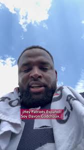 Davon Godchaux reportando desde la práctica de hoy martes. #patriots #fyp  #training #camp