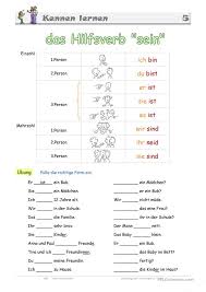 Hilfsverb Sein Deutsch Lernen Deutsch Nachhilfe Deutsch Lernen Kinder