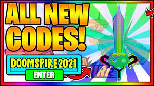 A new window will appear where you can enter each working code into the text box. All New Super Doomspire Codes In 2021 Op Codes Roblox Super Doomspire Codes 2021 Youtube