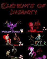 Mane 6 Insanity Nightmare Moon My Little Pony Friendship Pony