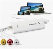 Elgato Video Capture – Périphérique de capture USB 2.0 simple  d'utilisation, conversion analogique-numérique avec adaptateur  VHS/magnétoscope/TV vers ...