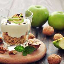 Granola Aux Pommes Et Mascarpone En Verrines Recette Verrines Sucrees Desserts Froids Verrine Tiramisu