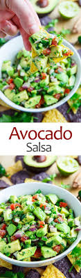 Avocado Salsa Recipe Halloween Recette Salsa Salade Recette Avocat