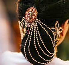 Also, you select the perfect bridal hair accessories that will go with the style as this is. 15 Chic Indian Bridal Hair Accessories To Die For Bridal Hair Accessories Hair Accessories Hair Jewelry