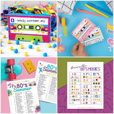 This is an event arranged to celebrate someone or something. 80s Printables You Can Create With 100 Directions