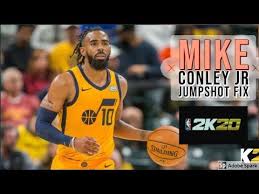Mike Conley Jumpshot Fix Nba 2k20 Youtube In 2020 Mike Conley Conley Mike Conley Jr