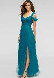 Watters Maids Gladiola 1309 Off The Shoulder Bridesmaid Dress Teal Bridesmaid Dresses Turquoise Bridesmaid Dresses Bridesmaid Dresses