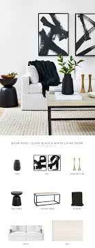 Would you like something simpler than black and white? Room Redo Clean Black And White Living Room Copycatchic