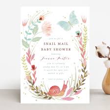 Snail Mail Baby Shower Invitations By Hannah Williams Minted