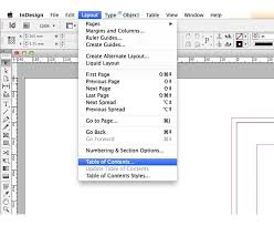 Indesign Walkthrough Indesign Table Of Contents Table Of Contents Design Table Of Contents