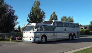 Image result for Silver 1990 Greyhound Bus