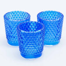 We have selected a variety of holders that will allow this candle to reach its full burning potential. Home Decor Vintage Blue Glass Hobnail Votive Candle Holder Vintage Piece Candle Holders Accessories