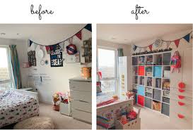 These bedroom makeover ideas for boys and girls work for children of all ages. Ikea Kids Bedroom Makeover Part 1 Kallax And Wardrobes The Mummy Stylist