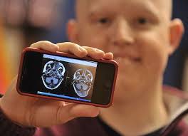 Man battling cancer named honorary Marine at ceremony in Somerset