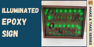 Illuminated Epoxy Sign
