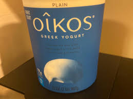Dannon Oikos Greek Nonfat Yogurt Plain Nutrition Facts Eat This Much