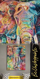 Be Unstoppable Elephant Spirit Animal Totem Original Painting Larissa Davis Artist Spirit Animal Totem Elephant Spirit Animal Spirit Animal Art