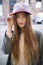 Long Hair Baseball Cap Lazy Hairstyles Long Hair Styles Her Hair