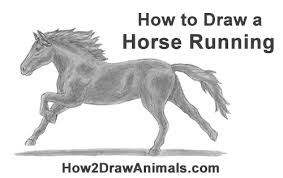 'through children's eyes' portal is a virtual gallery of creativity. How To Draw A Horse Running