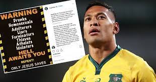Israel folau and clive palmer speak to the media during a press conference at the hilton hotel on may 21, 2021 in brisbane, australia. Why Israel Folau S Comments Are Harmful Out On The Fields