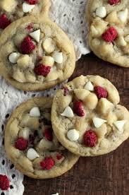 white chocolate raspberry cookies